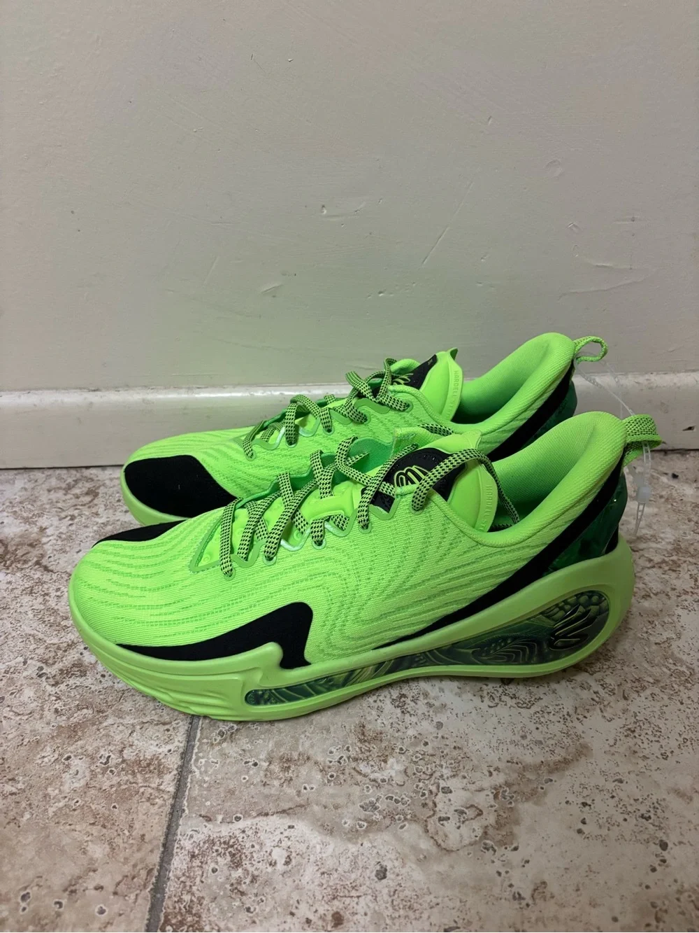 Under Armour Curry 12 Extraterrestrial Green Basketball Shoe Sz 10.5 3027633-001
